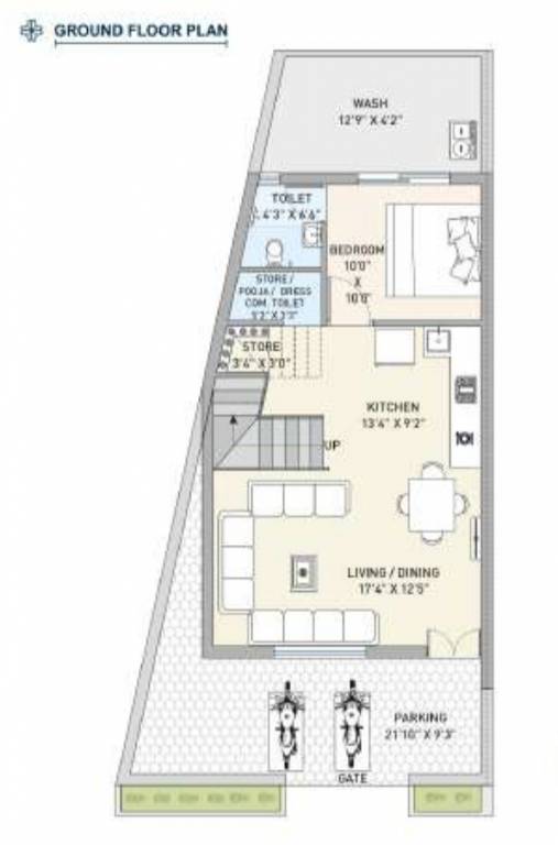 bungalows 2 Floor Plan Ground Floor Plan