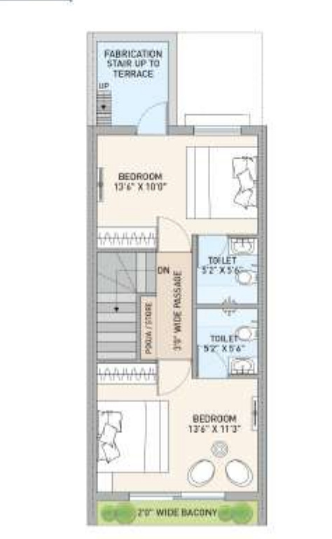 bungalows 2 Floor Plan Floor Plan