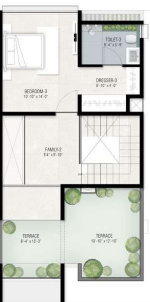  earth-n-sky Floor Plan Upper Level Duplex Plan