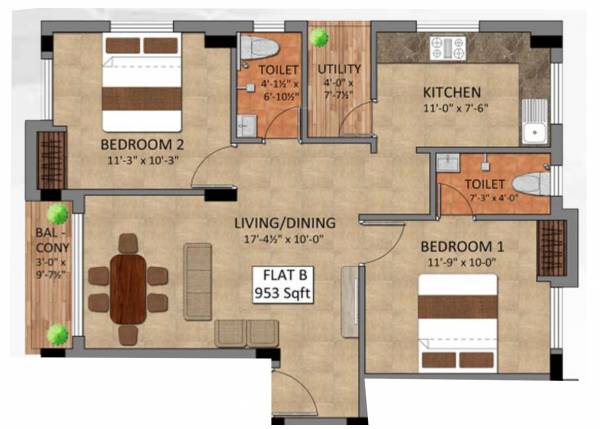  habitat-fortuna Floor Plan Floor Plan