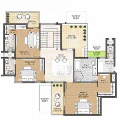  m2k-oyster-grande Floor Plan Upper Level Penthouse Plan