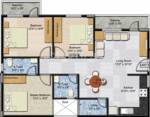 MVS Pride Annex (3BHK+3T (1,245 sq ft) 1245 sq ft) MVS Pride Annex (3BHK+3T (1,245 sq ft) 1245 sq ft)