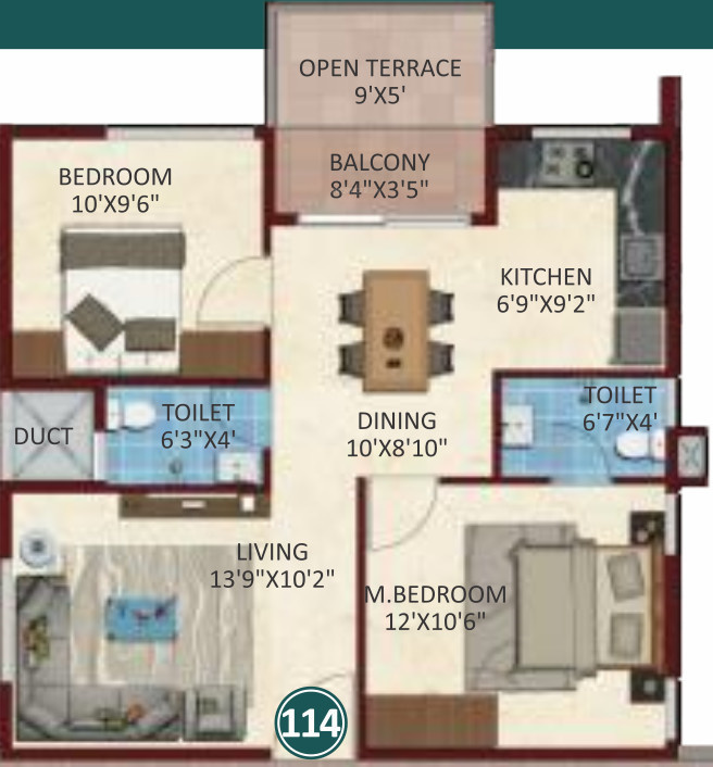Floor Plan green gardens Floor Plan Floor Plan