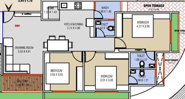 Floor Plan omkar lifestyle Floor Plan Floor Plan