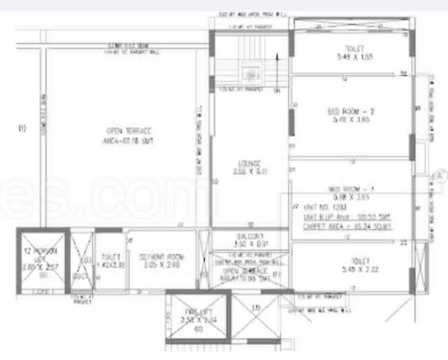  elegance Floor Plan Lower Level Duplex Plan