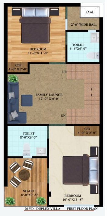 greno green residency Floor Plan First Floor Plan