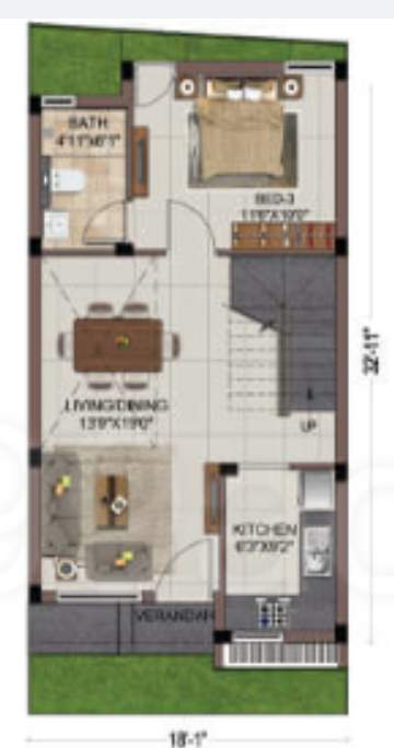  casa grand luxeria Floor Plan Ground Floor Plan