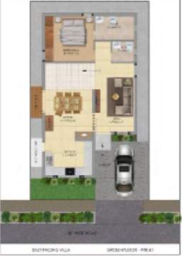  the crown villas Floor Plan Ground Floor Plan