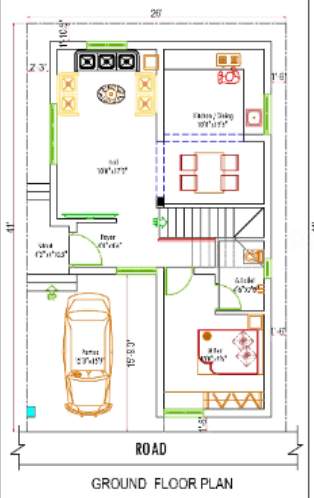  sirila lifespaces phase i Floor Plan Ground Floor Plan