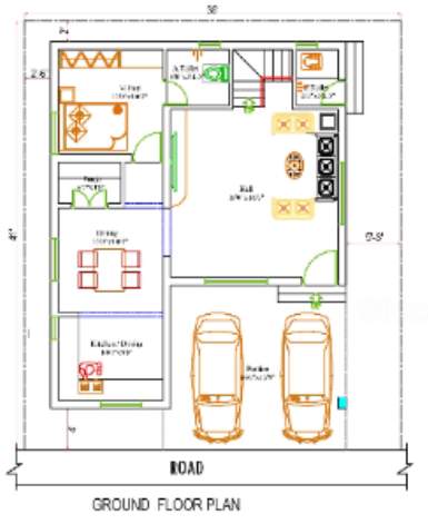  sirila lifespaces phase i Floor Plan Ground Floor Plan