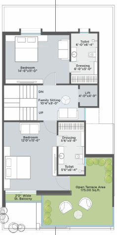 First Floor Plan shilp-serene Floor Plan First Floor Plan