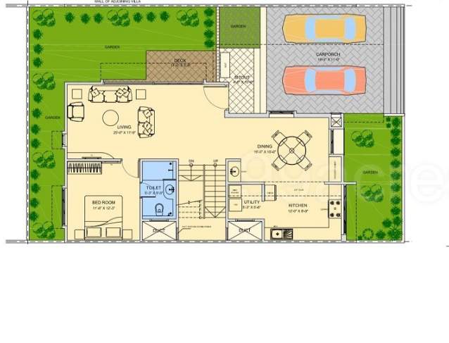 gardens of delight Floor Plan Ground Floor Plan