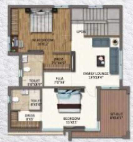  anmol alpine vistas Floor Plan First Floor Plan