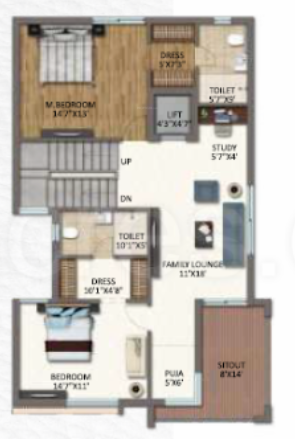  anmol alpine vistas Floor Plan First Floor Plan