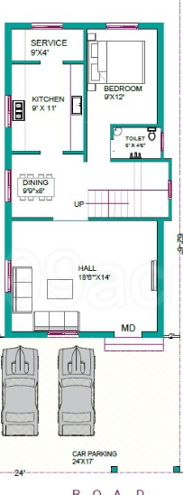  royal villa Floor Plan Ground Floor Plan