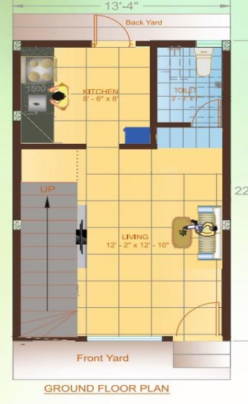  greens-villa Floor Plan Ground Floor Plan