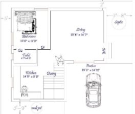  g j v anugrakha enclave Floor Plan Ground Floor Plan
