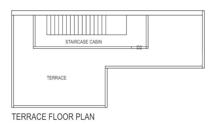 Terrace Floor Plan nanddham bungalows Floor Plan Terrace Floor Plan