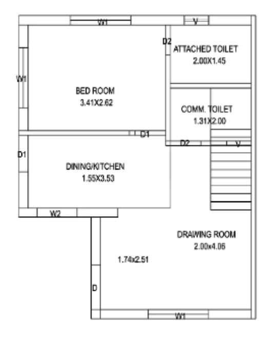  nanddham bungalows Floor Plan Ground Floor Plan