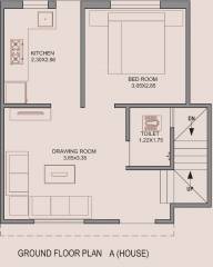 Ground Floor Plan bungalows Floor Plan Ground Floor Plan