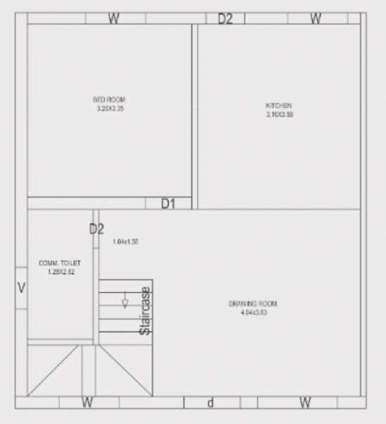  greens Floor Plan Ground Floor Plan