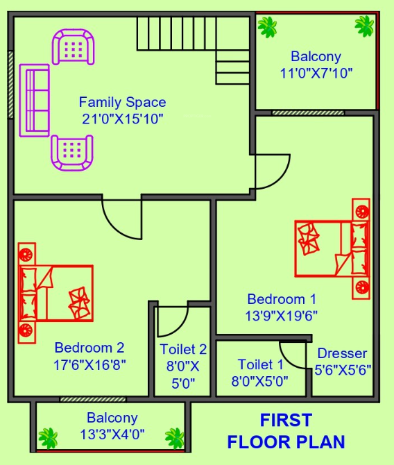  guru punvaani elegance Floor Plan First Floor Plan