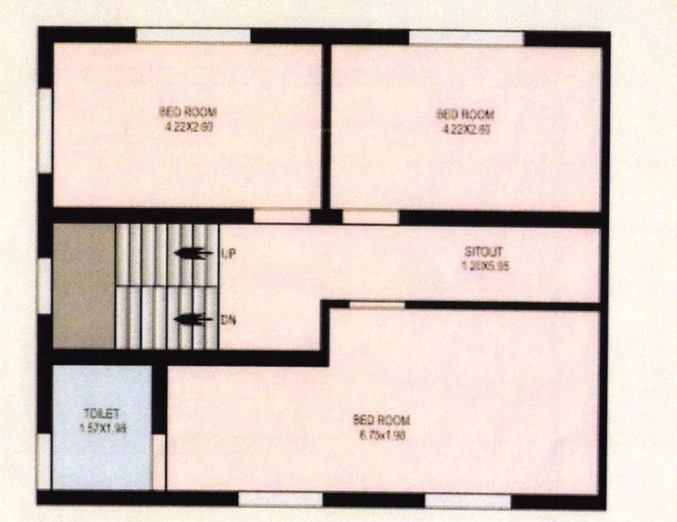 First Floor Plan  omkar bungalows Floor Plan First Floor Plan