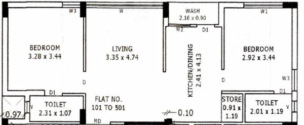  iskon-prime Floor Plan Floor Plan