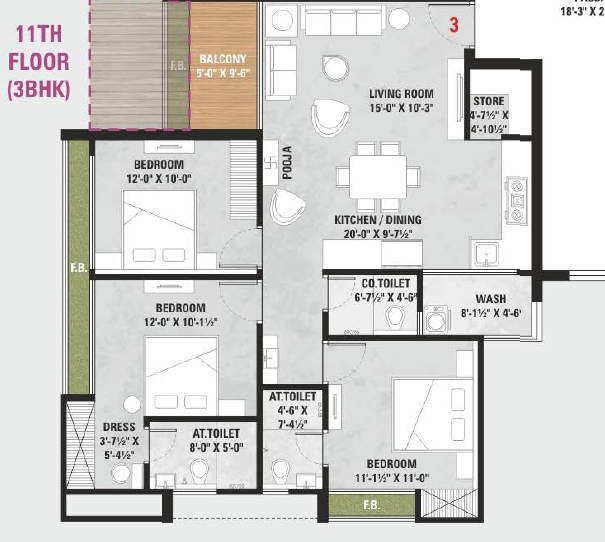  siddhi vinayak elements Floor Plan Floor Plan