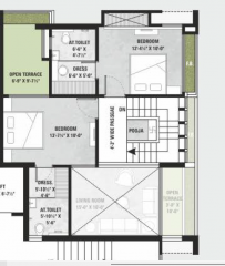  siddhi-vinayak-elements Floor Plan Upper Level Duplex Plan