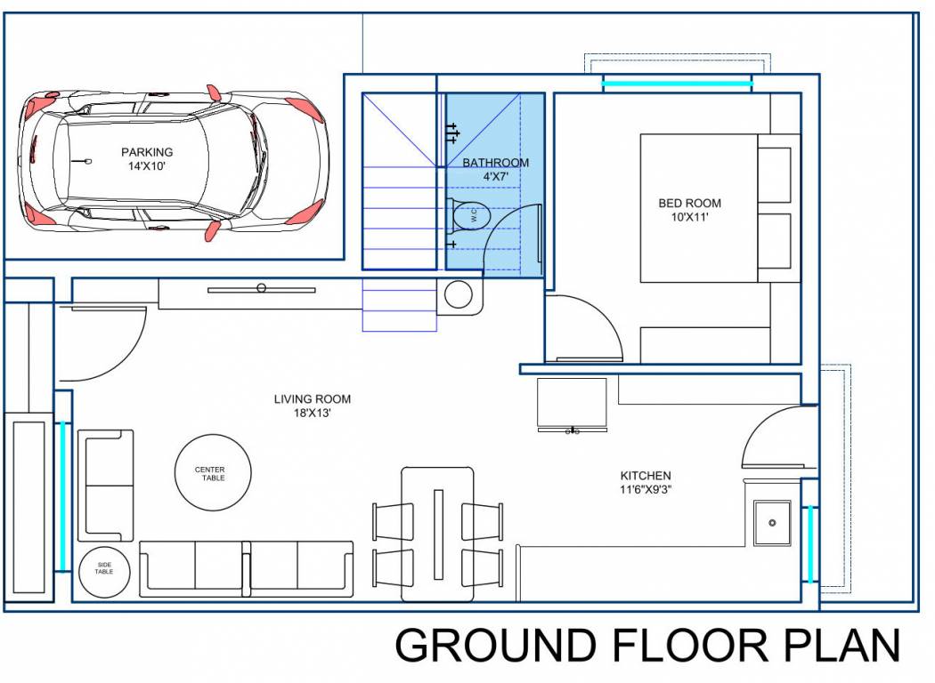 satya alankar Floor Plan Ground Floor Plan