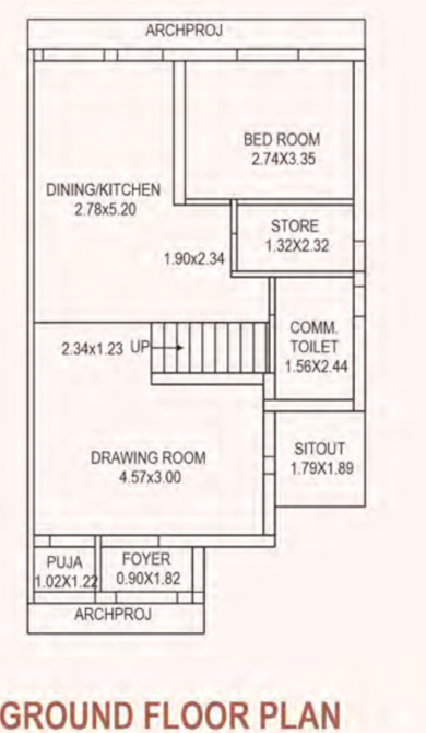 ananta Floor Plan Ground Floor Plan
