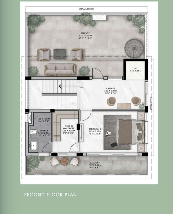  minka riverdale Floor Plan Second Floor Plan