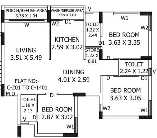  real corner Floor Plan Floor Plan