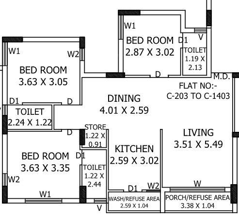  real corner Floor Plan Floor Plan