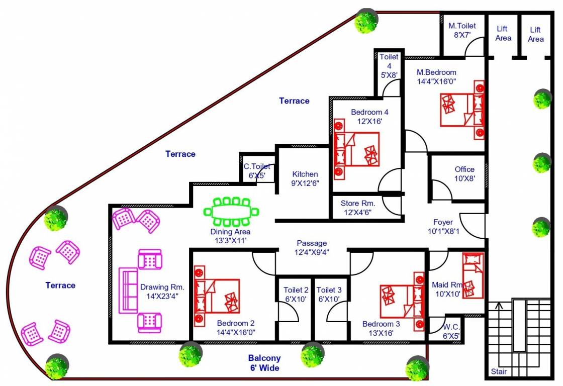 vision jabalpur Floor Plan Floor Plan