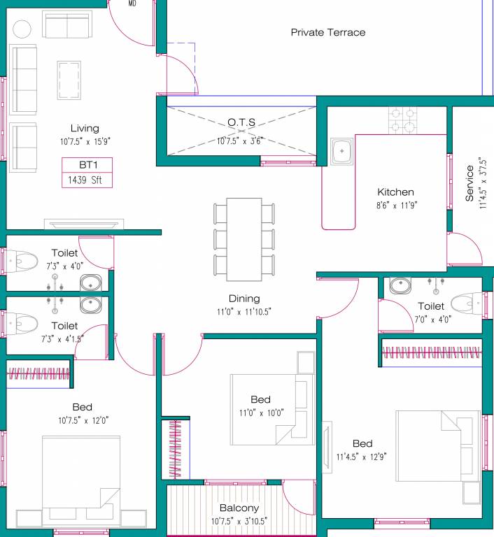 Floor Plan sky tower Floor Plan Floor Plan