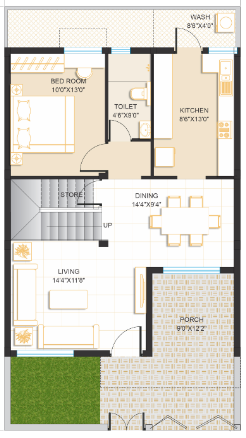 silver oak Floor Plan Ground Floor Plan