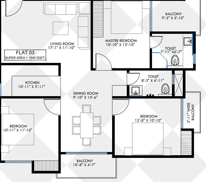  winsome dwarika residency Floor Plan Floor Plan