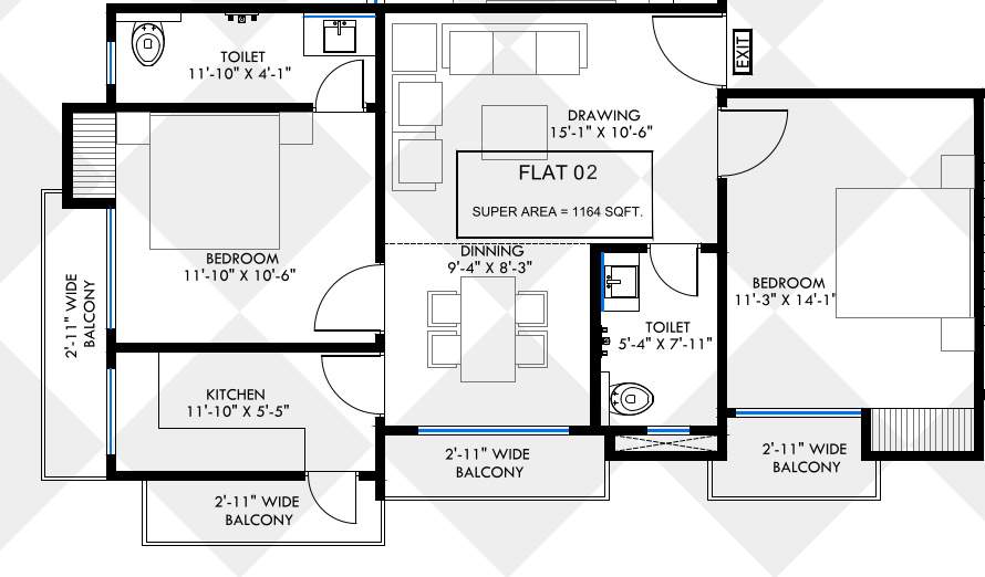  winsome dwarika residency Floor Plan Floor Plan