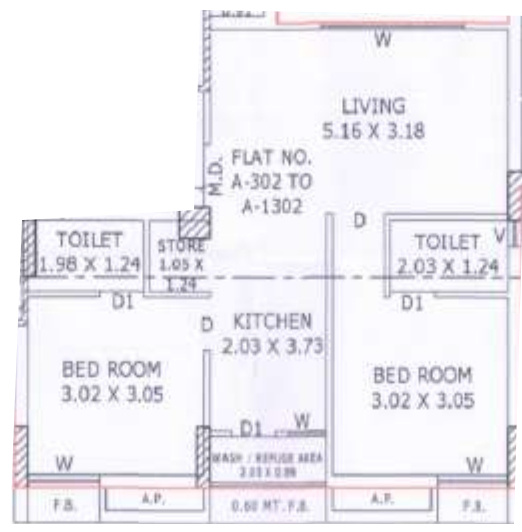  keshav-height Floor Plan Floor Plan