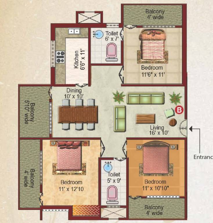 Floor Plan oak forest Floor Plan Floor Plan