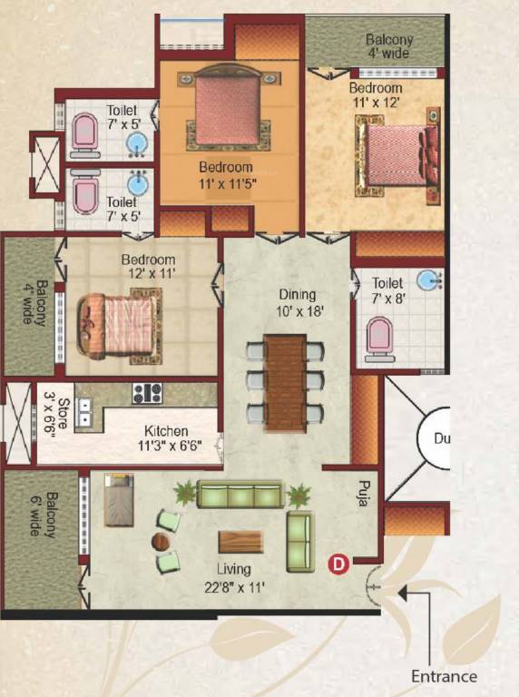 Floor Plan  oak forest Floor Plan Floor Plan