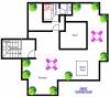  cloud-ville Floor Plan Upper Level Duplex Plan