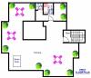  cloud-ville Floor Plan Upper Level Duplex Plan
