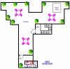  cloud-ville Floor Plan Upper Level Duplex Plan