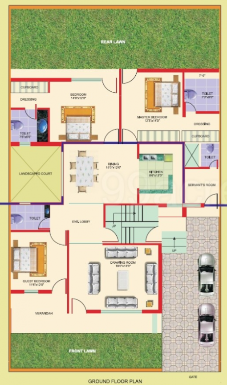  city kundli Floor Plan Lower Level Duplex Plan