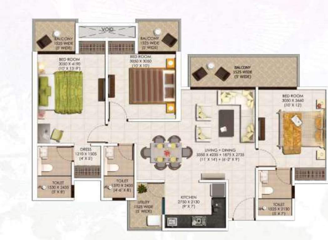  sports city villas Floor Plan Floor Plan