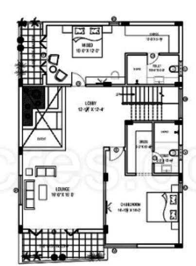 apr pranav antilia Floor Plan First Floor Plan