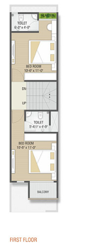  bunglows Floor Plan First Floor Plan